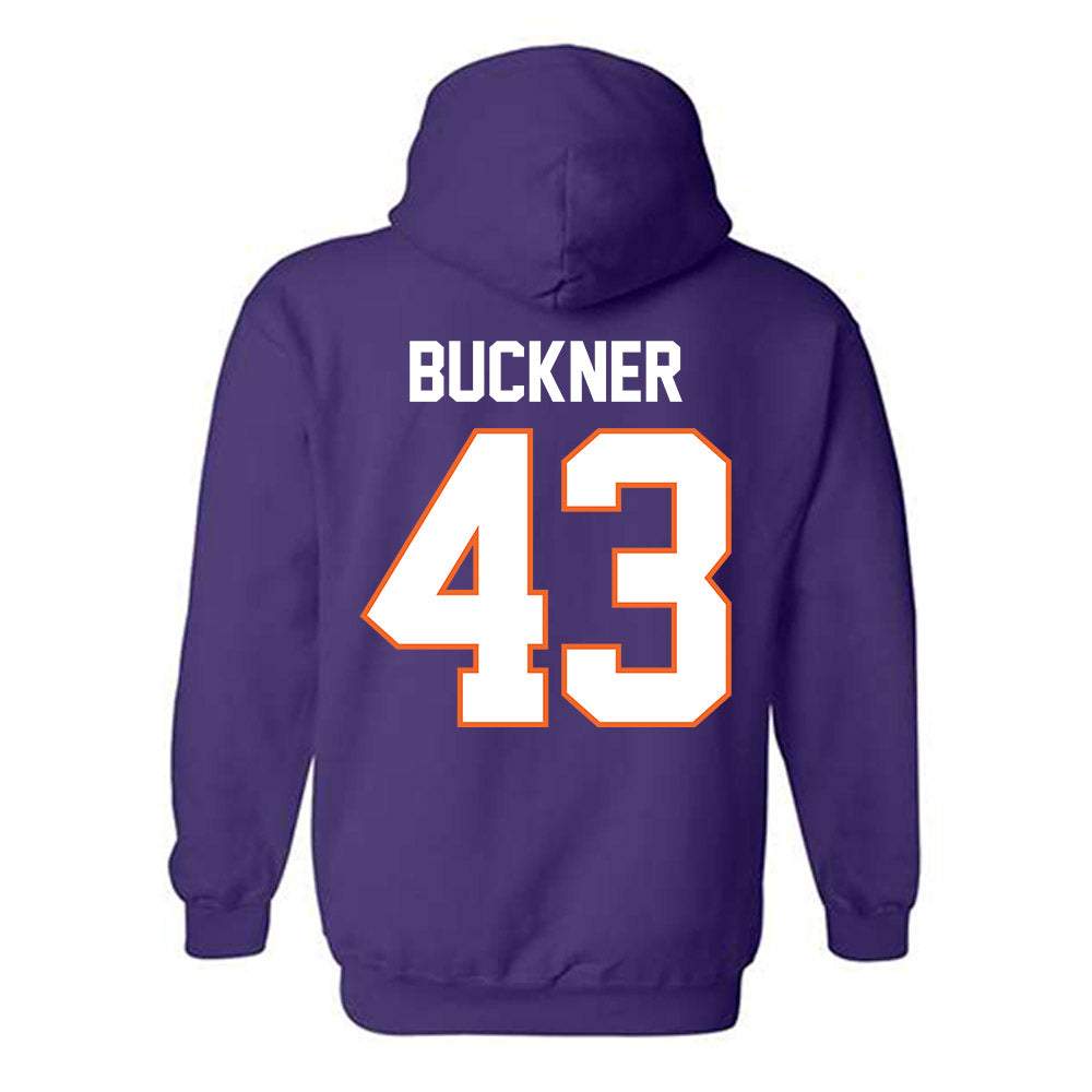 Clemson - NCAA Football : JR Buckner - Classic Shersey Hooded Sweatshirt-1
