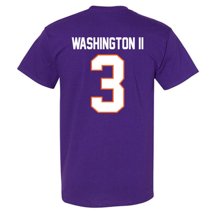 Clemson - NCAA Football : Elliot Washington II - Classic Shersey T-Shirt-1