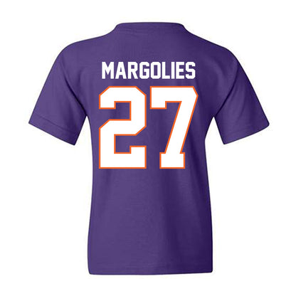 Clemson - NCAA Baseball : Dan Margolies - Classic Shersey Youth T-Shirt-1