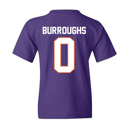 Clemson - NCAA Football : Naeem Burroughs - Classic Shersey Youth T-Shirt-1