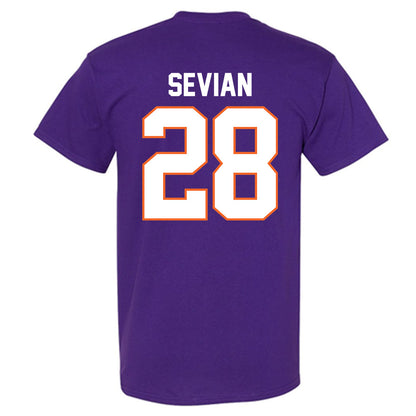 Clemson - NCAA Men's Soccer : Xander Sevian - Classic Shersey T-Shirt-1