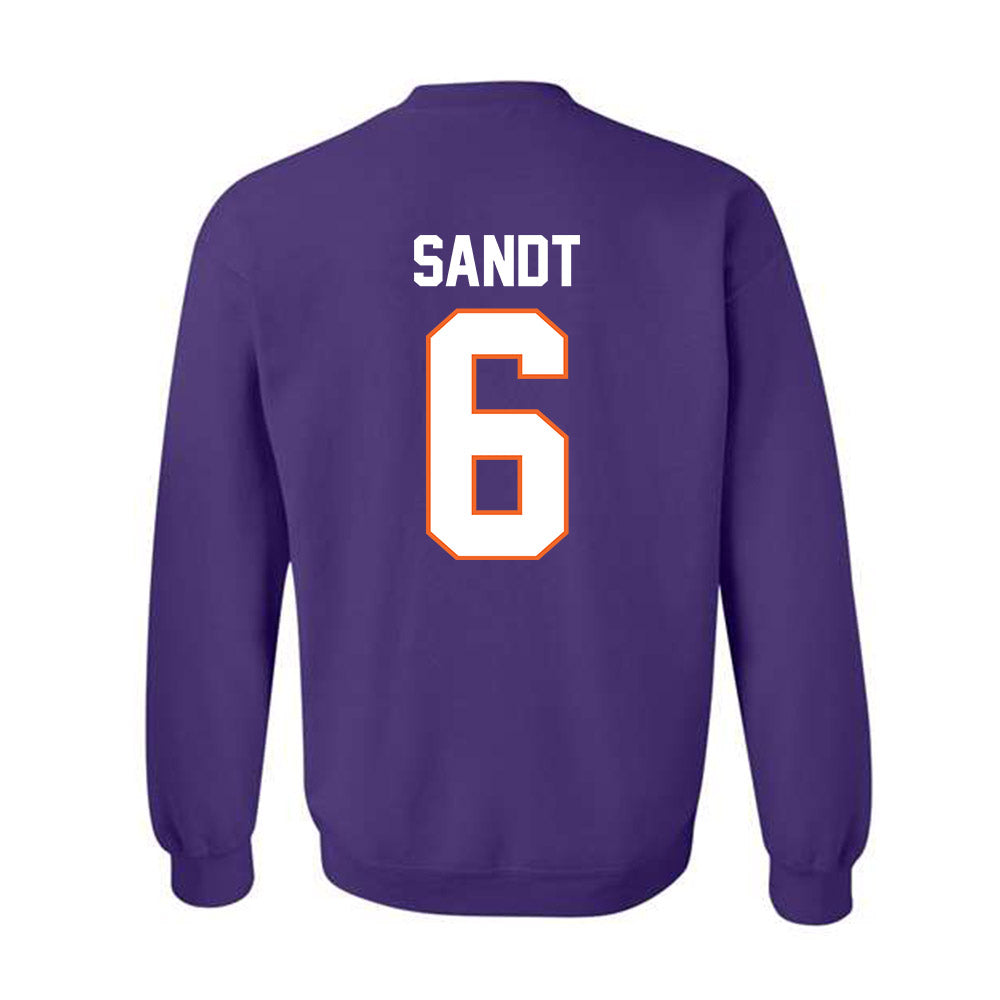 Clemson - NCAA Women's Volleyball : Katherine Sandt - Classic Shersey Crewneck Sweatshirt-1