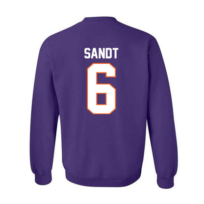 Clemson - NCAA Women's Volleyball : Katherine Sandt - Classic Shersey Crewneck Sweatshirt-1