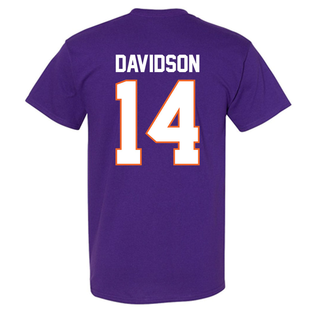 Clemson - NCAA Men's Basketball : Blake Davidson - Classic Shersey T-Shirt-1