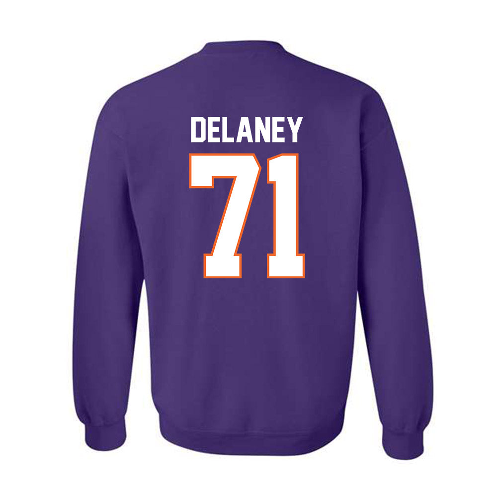 Clemson - NCAA Football : Leo Delaney - Classic Shersey Crewneck Sweatshirt-1