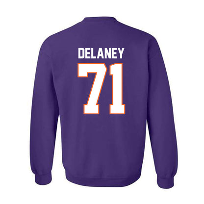 Clemson - NCAA Football : Leo Delaney - Classic Shersey Crewneck Sweatshirt-1
