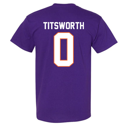 Clemson - NCAA Baseball : Drew Titsworth - Classic Shersey T-Shirt-1