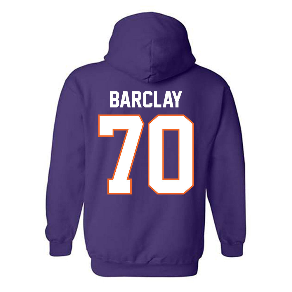 Clemson - NCAA Football : Chancellor Barclay - Classic Shersey Hooded Sweatshirt-1