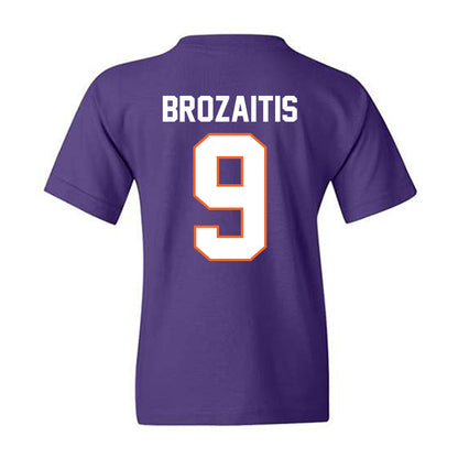 Clemson - NCAA Softball : Natalie Brozaitis - Classic Shersey Youth T-Shirt-1