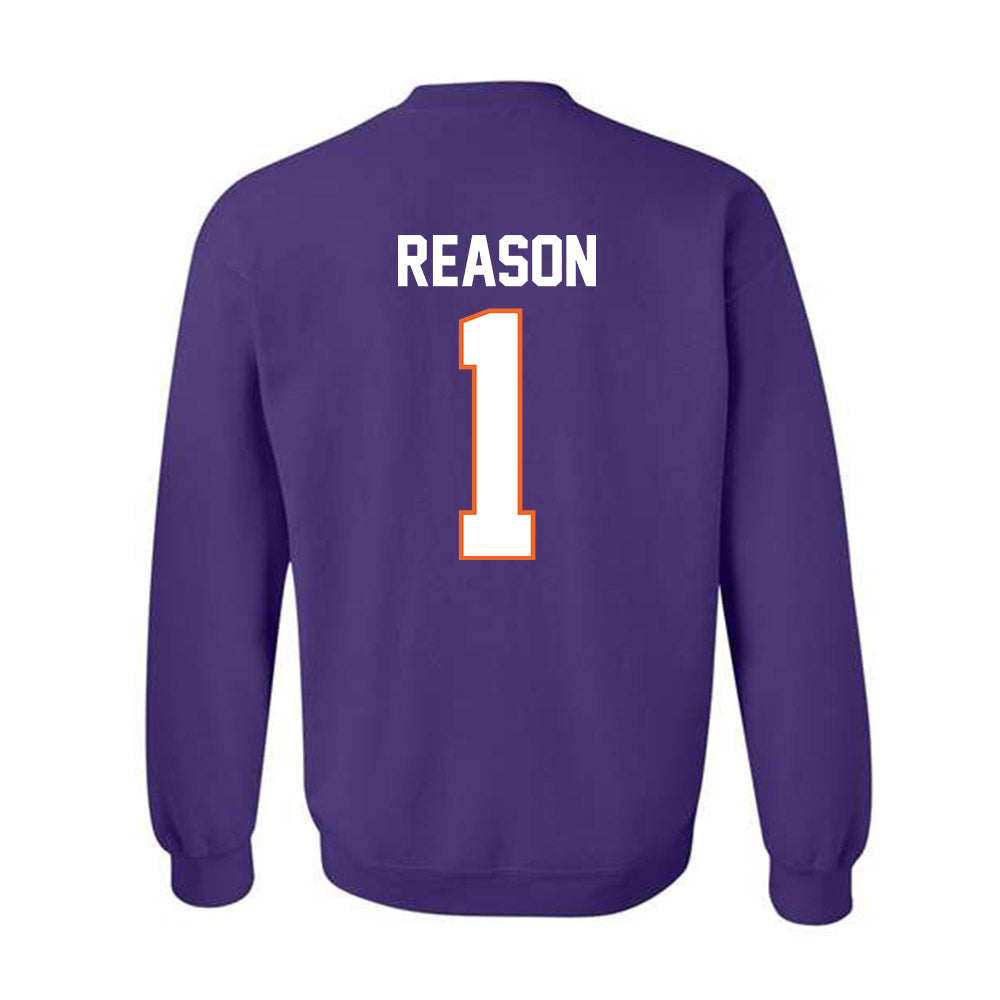 Clemson - NCAA Women's Soccer : Nona Reason - Classic Shersey Crewneck Sweatshirt-1
