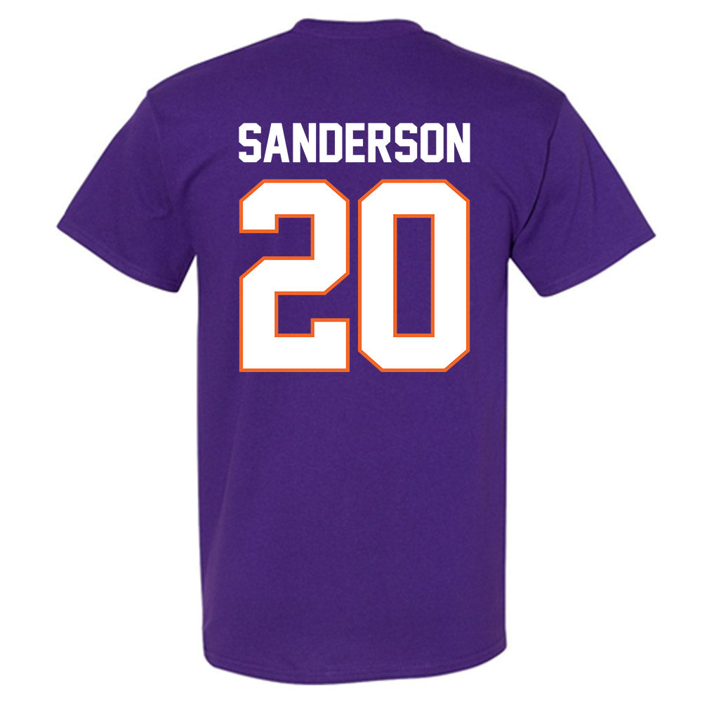Clemson - NCAA Football : Clark Sanderson - Classic Shersey T-Shirt-1