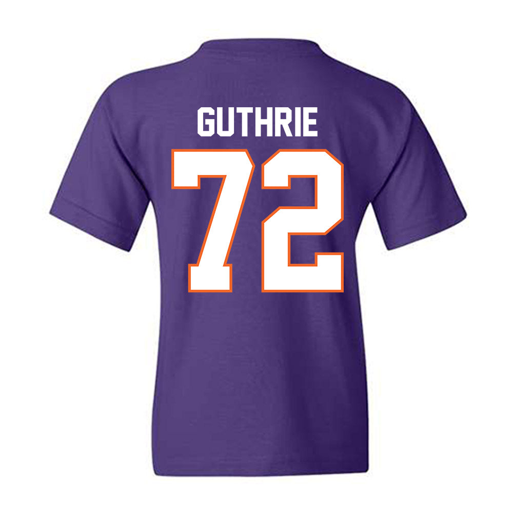 Clemson - NCAA Football : Adam Guthrie - Classic Shersey Youth T-Shirt-1