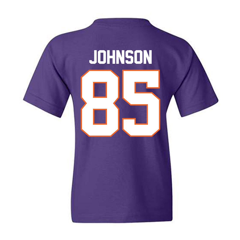 Clemson - NCAA Football : Charlie Johnson - Classic Shersey Youth T-Shirt-1