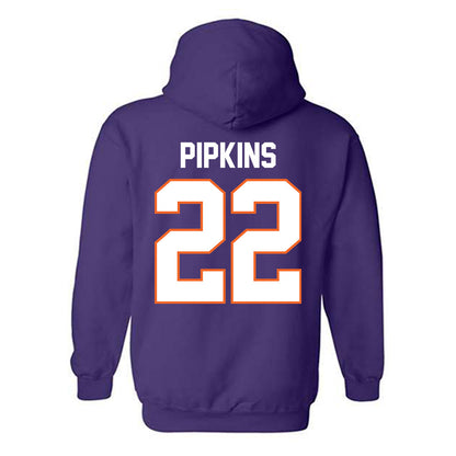 Clemson - NCAA Softball : Taylor Pipkins - Classic Shersey Hooded Sweatshirt-1