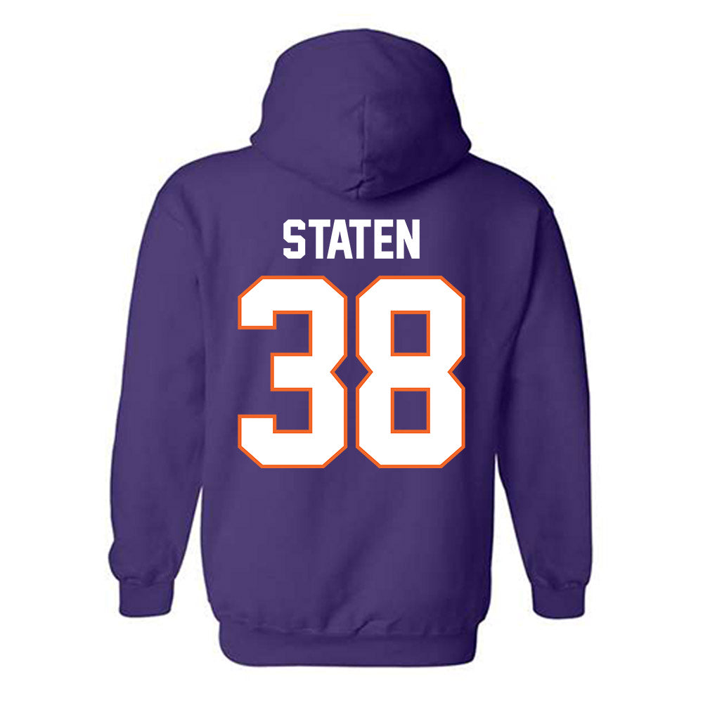 Clemson - NCAA Football : Dominic Staten - Classic Shersey Hooded Sweatshirt-1