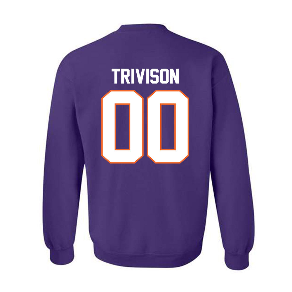 Clemson - NCAA Baseball : Ethan Trivison - Classic Shersey Crewneck Sweatshirt-1