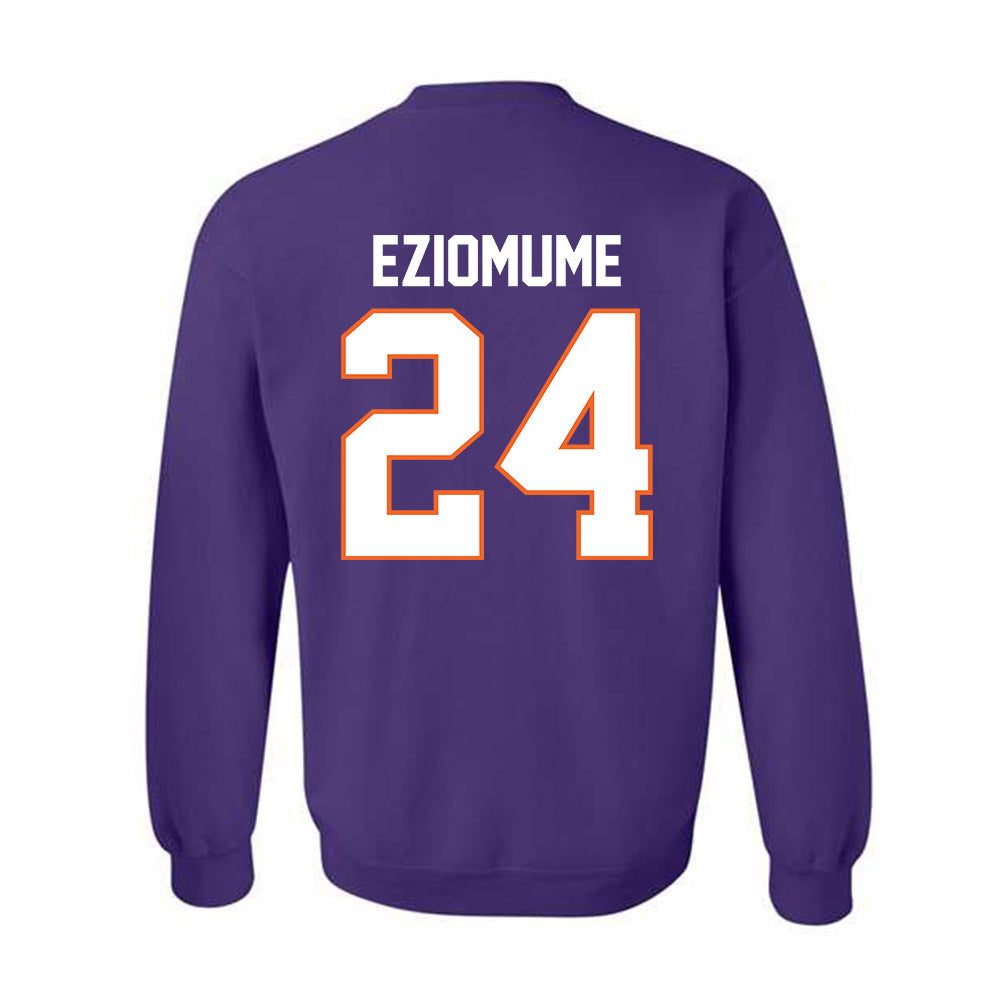 Clemson - NCAA Football : David Eziomume - Classic Shersey Crewneck Sweatshirt-1