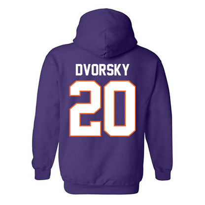 Clemson - NCAA Baseball : Nathan Dvorsky - Classic Shersey Hooded Sweatshirt-1