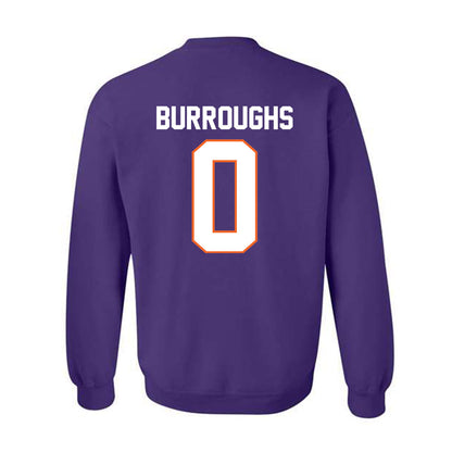 Clemson - NCAA Football : Naeem Burroughs - Classic Shersey Crewneck Sweatshirt-1