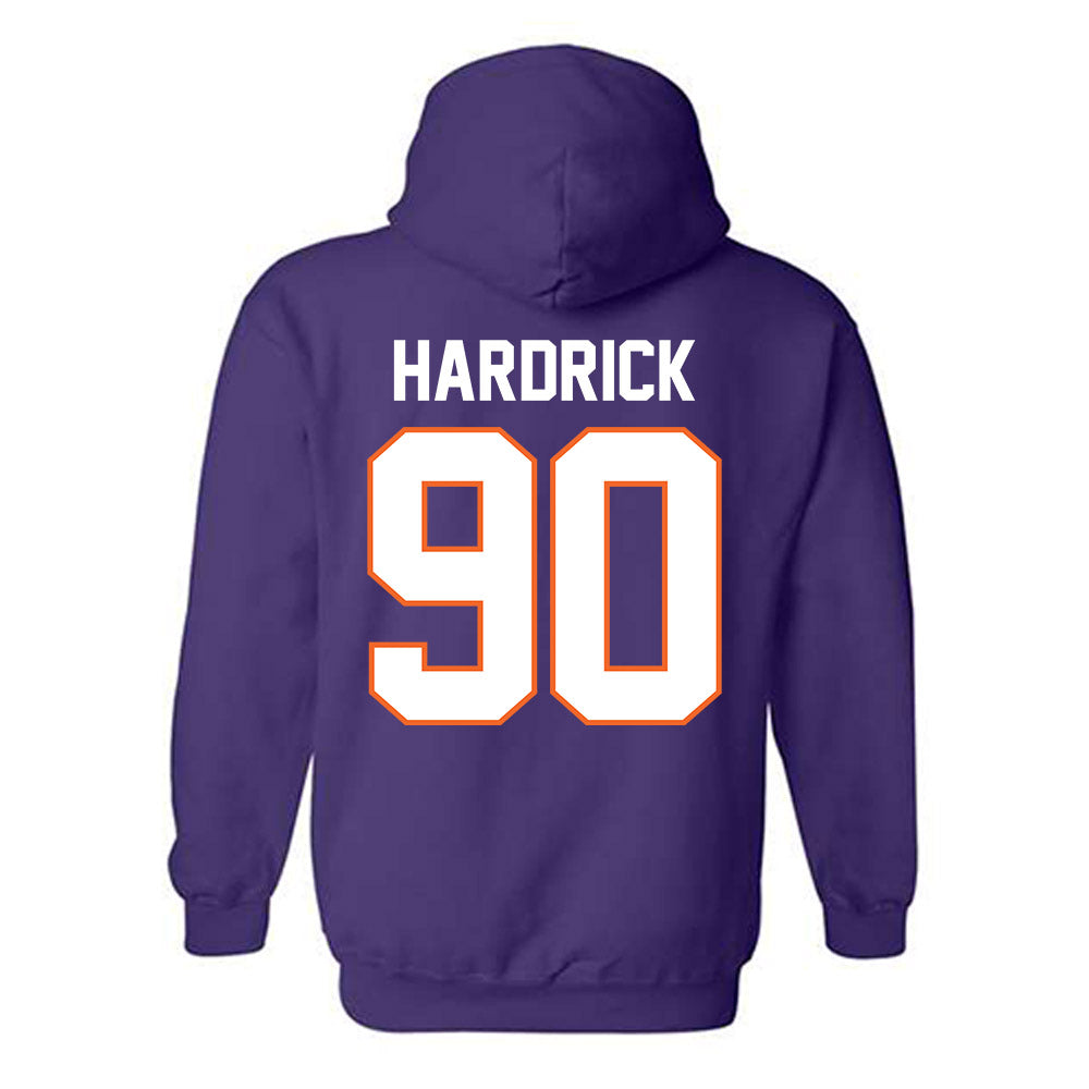 Clemson - NCAA Football : William Hardrick - Classic Shersey Hooded Sweatshirt-1