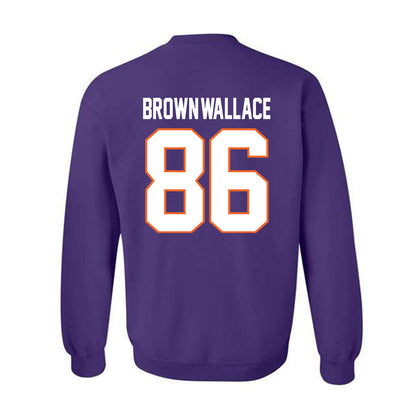 Clemson - NCAA Football : Jaylen Brown-Wallace - Classic Shersey Crewneck Sweatshirt-1