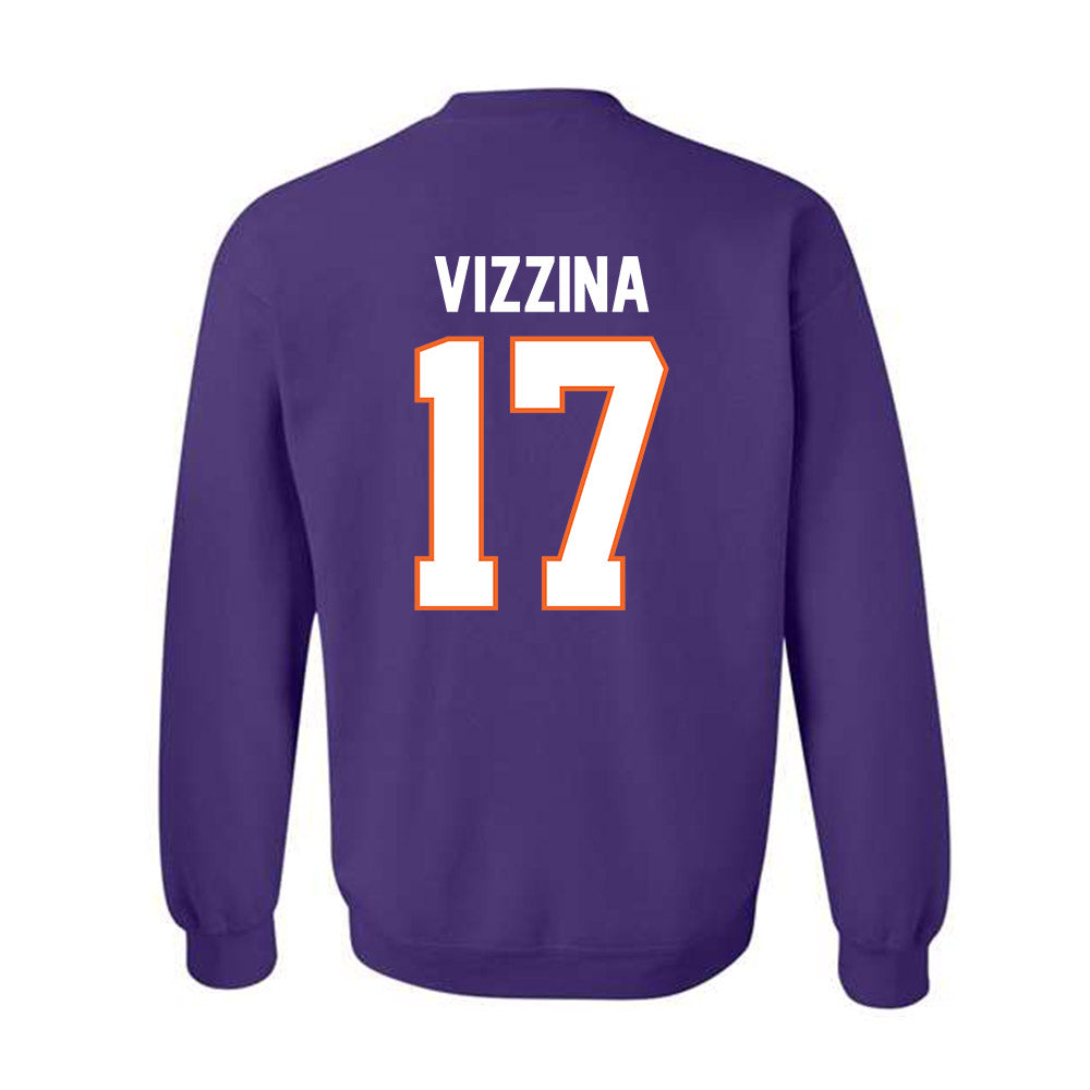 Clemson - NCAA Football : Christopher Vizzina - Classic Shersey Crewneck Sweatshirt-1