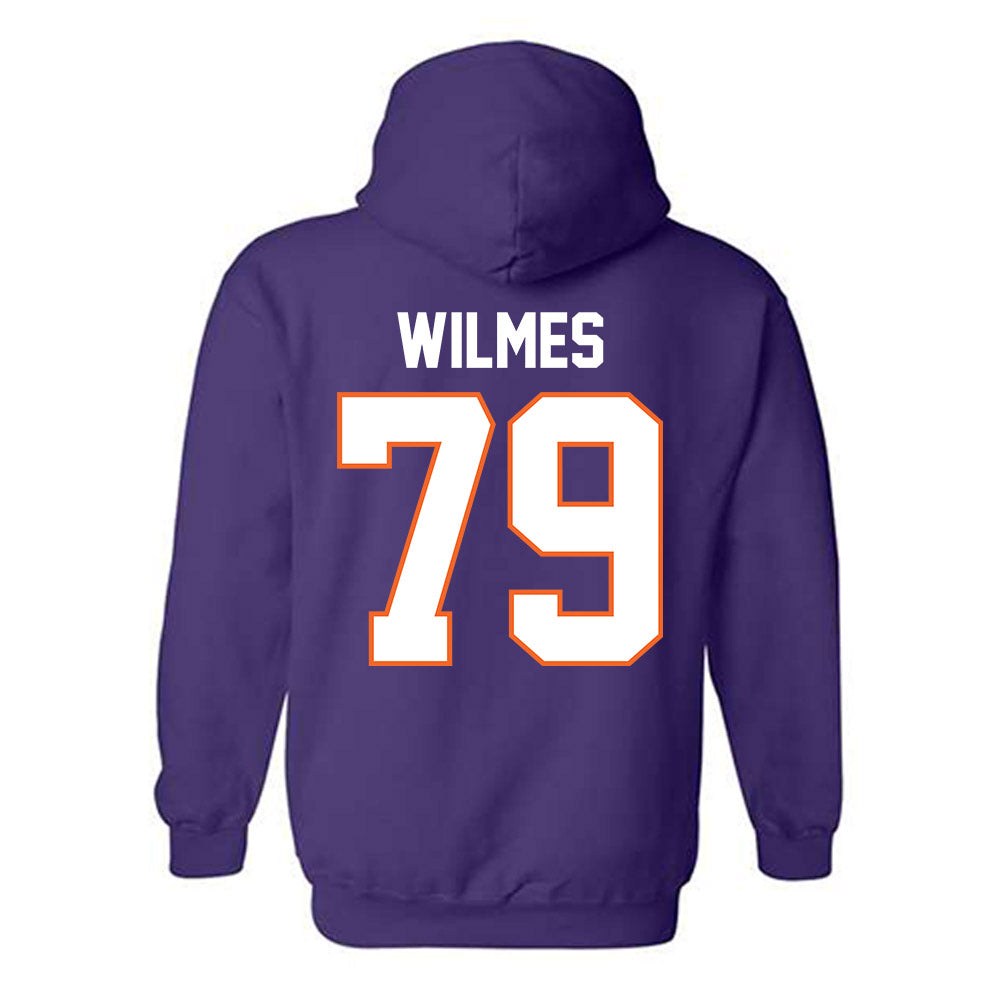 Clemson - NCAA Football : Braden Wilmes - Classic Shersey Hooded Sweatshirt-1