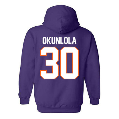 Clemson - NCAA Men's Soccer : Remi Okunlola - Classic Shersey Hooded Sweatshirt-1