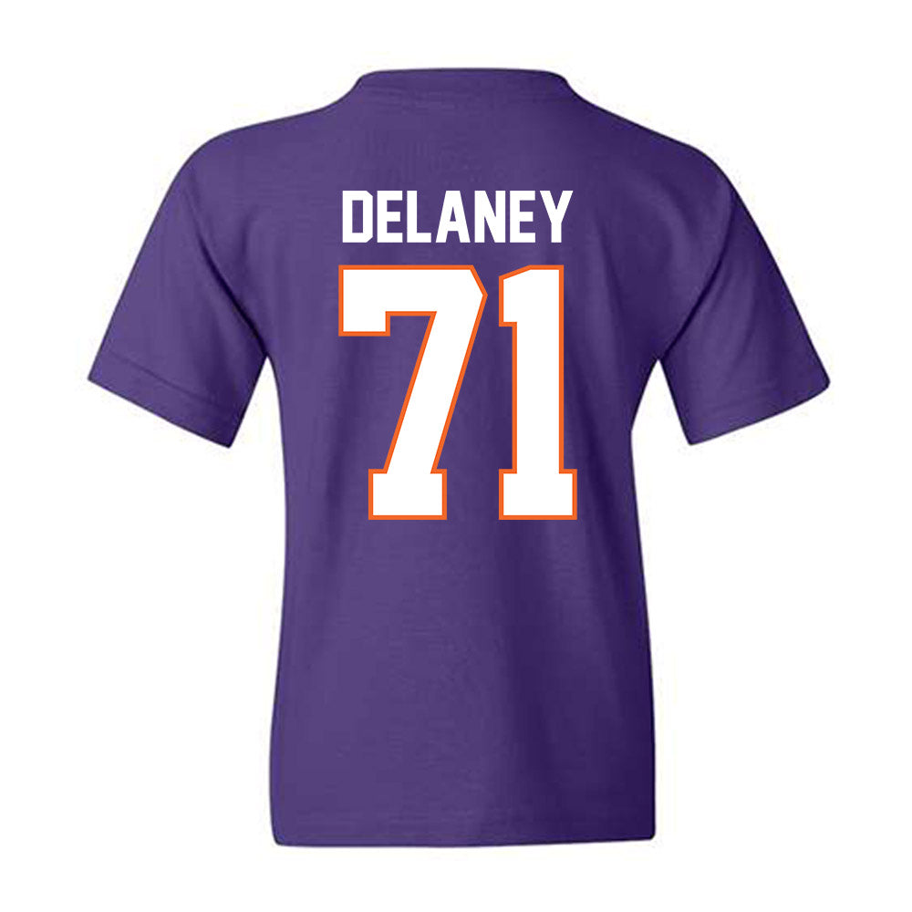 Clemson - NCAA Football : Leo Delaney - Classic Shersey Youth T-Shirt-1