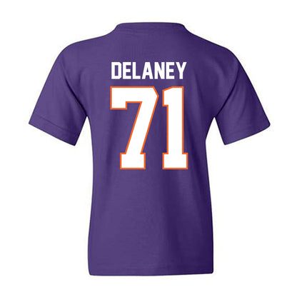 Clemson - NCAA Football : Leo Delaney - Classic Shersey Youth T-Shirt-1