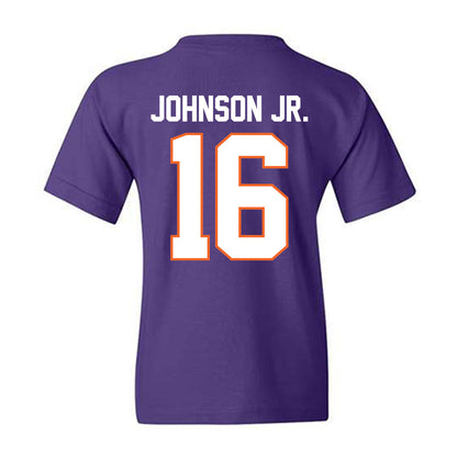 Clemson - NCAA Football : Chris Johnson Jr. - Classic Shersey Youth T-Shirt-1
