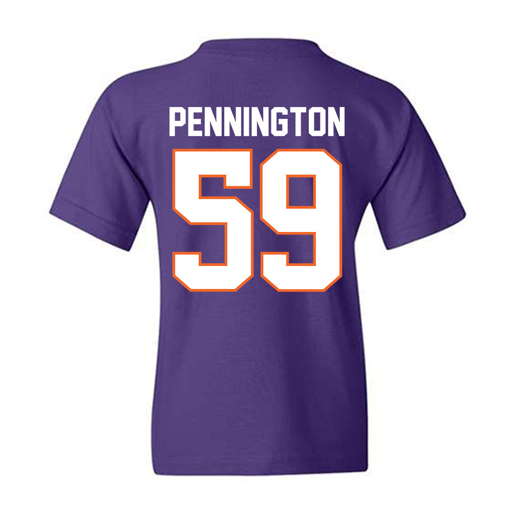 Clemson - NCAA Football : Dietrick Pennington - Classic Shersey Youth T-Shirt-1