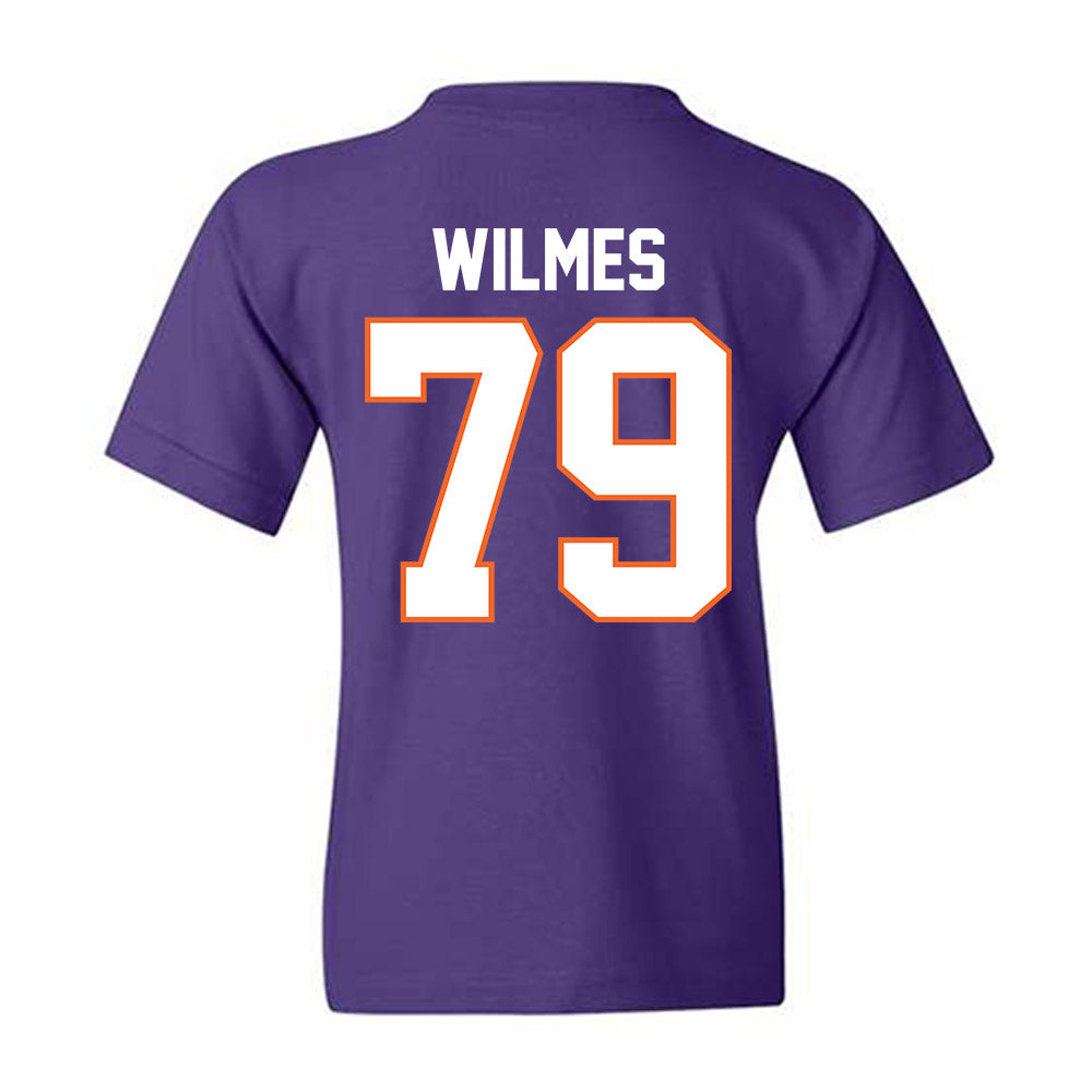Clemson - NCAA Football : Braden Wilmes - Classic Shersey Youth T-Shirt-1