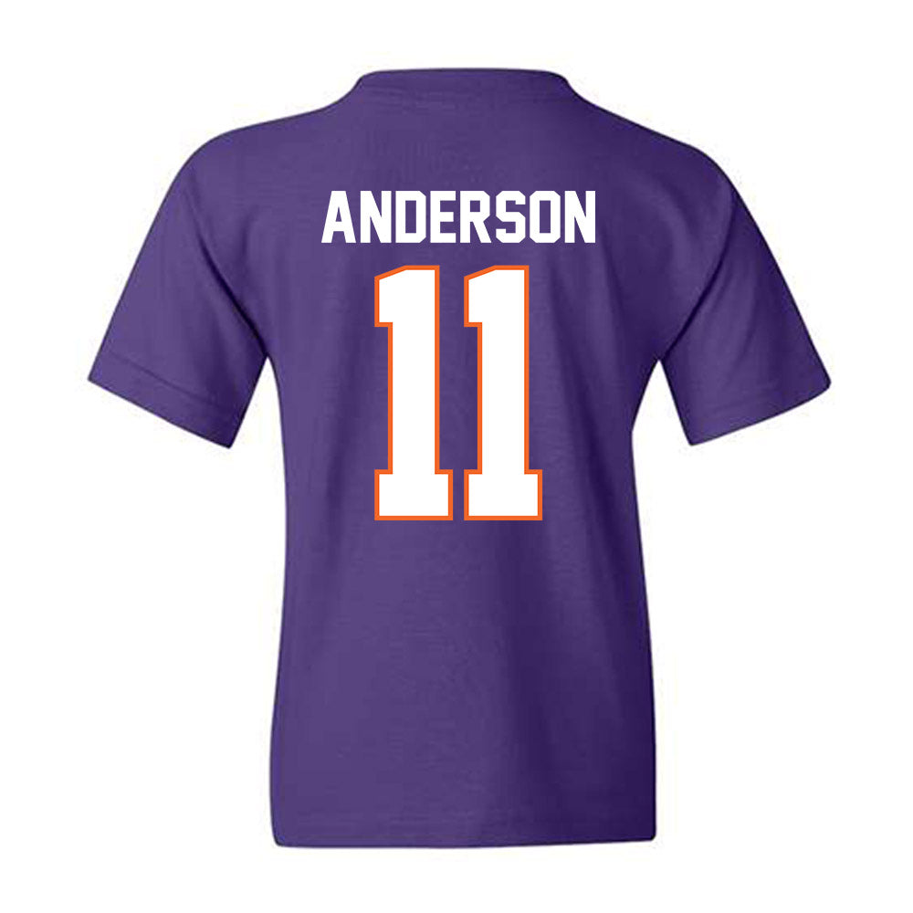 Clemson - NCAA Football : Polo Anderson - Classic Shersey Youth T-Shirt-1