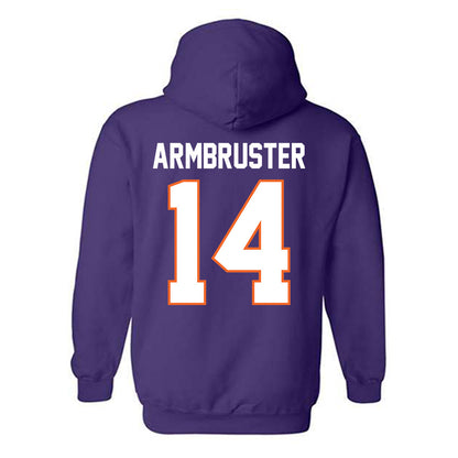 Clemson - NCAA Women's Volleyball : Audrey Armbruster - Classic Shersey Hooded Sweatshirt-1