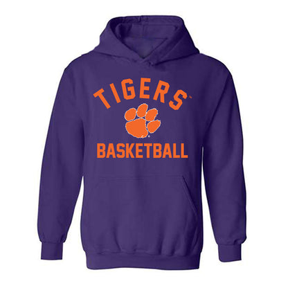 Clemson - NCAA Men's Basketball : Dylan Faulkner - Classic Shersey Hooded Sweatshirt-0