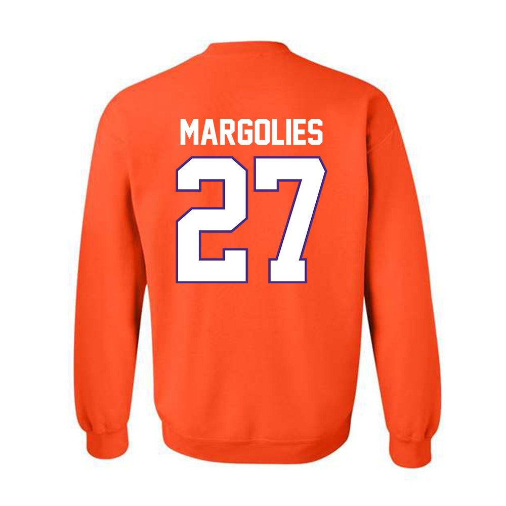 Clemson - NCAA Baseball : Dan Margolies - Classic Shersey Crewneck Sweatshirt-1