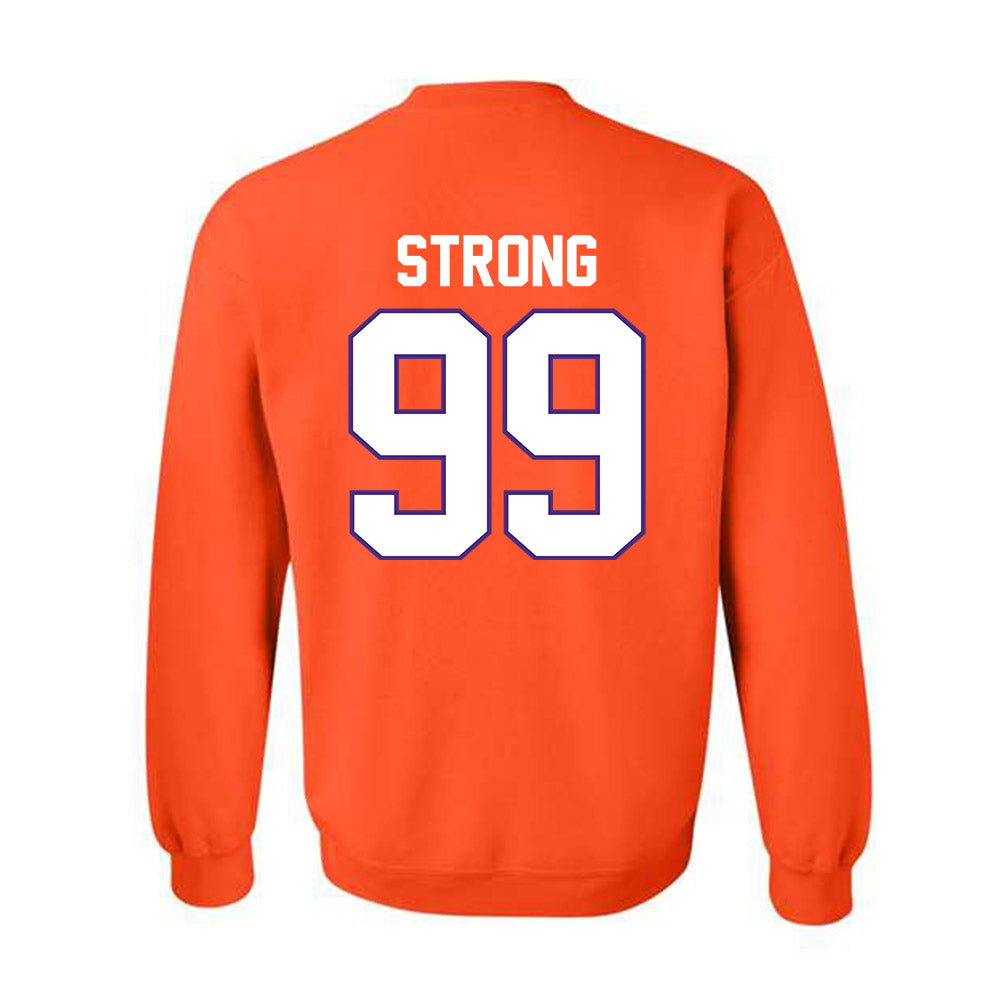 Clemson - NCAA Football : Markus Strong - Classic Shersey Crewneck Sweatshirt-1
