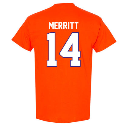 Clemson - NCAA Football : London Merritt - Classic Shersey T-Shirt-1