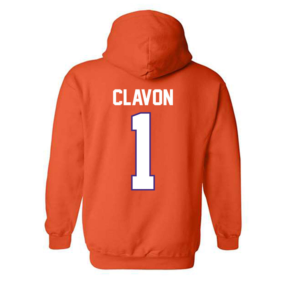 Clemson - NCAA Baseball : Bryce Clavon - Classic Shersey Hooded Sweatshirt-1