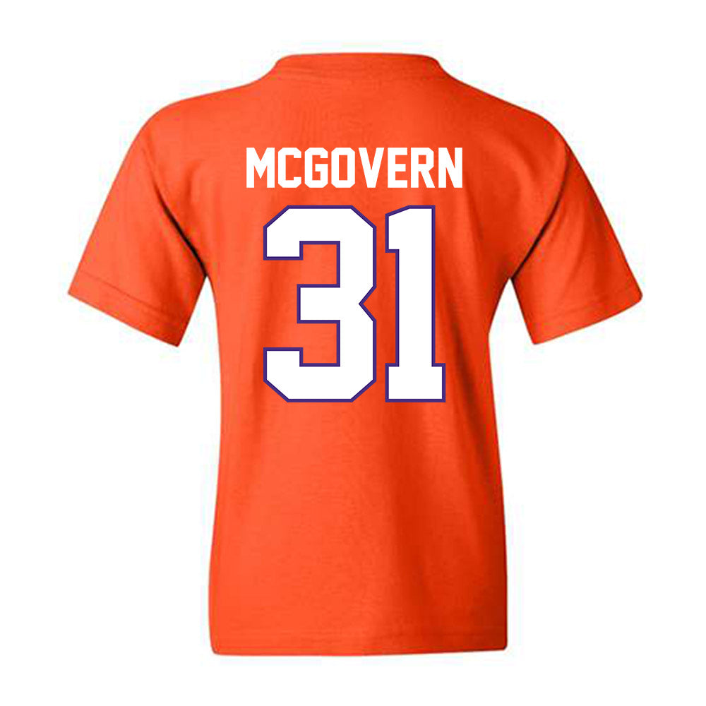 Clemson - NCAA Baseball : Jacob McGovern - Classic Shersey Youth T-Shirt-1