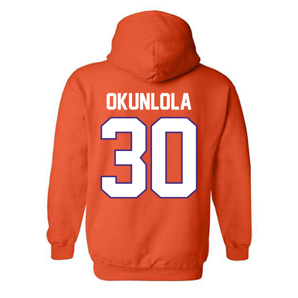 Clemson - NCAA Men's Soccer : Remi Okunlola - Classic Shersey Hooded Sweatshirt-1