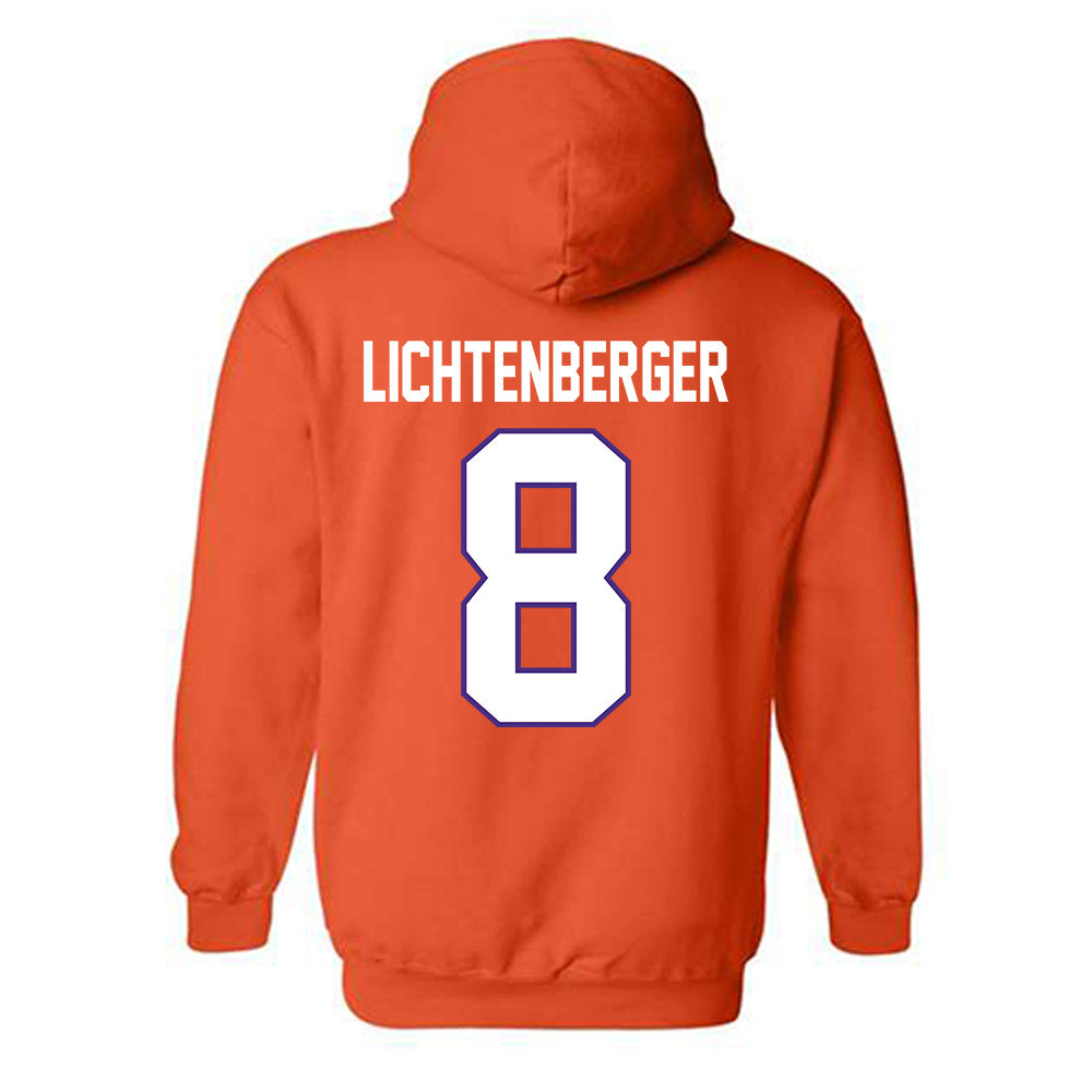 Clemson - NCAA Baseball : Tyler Lichtenberger - Classic Shersey Hooded Sweatshirt-1
