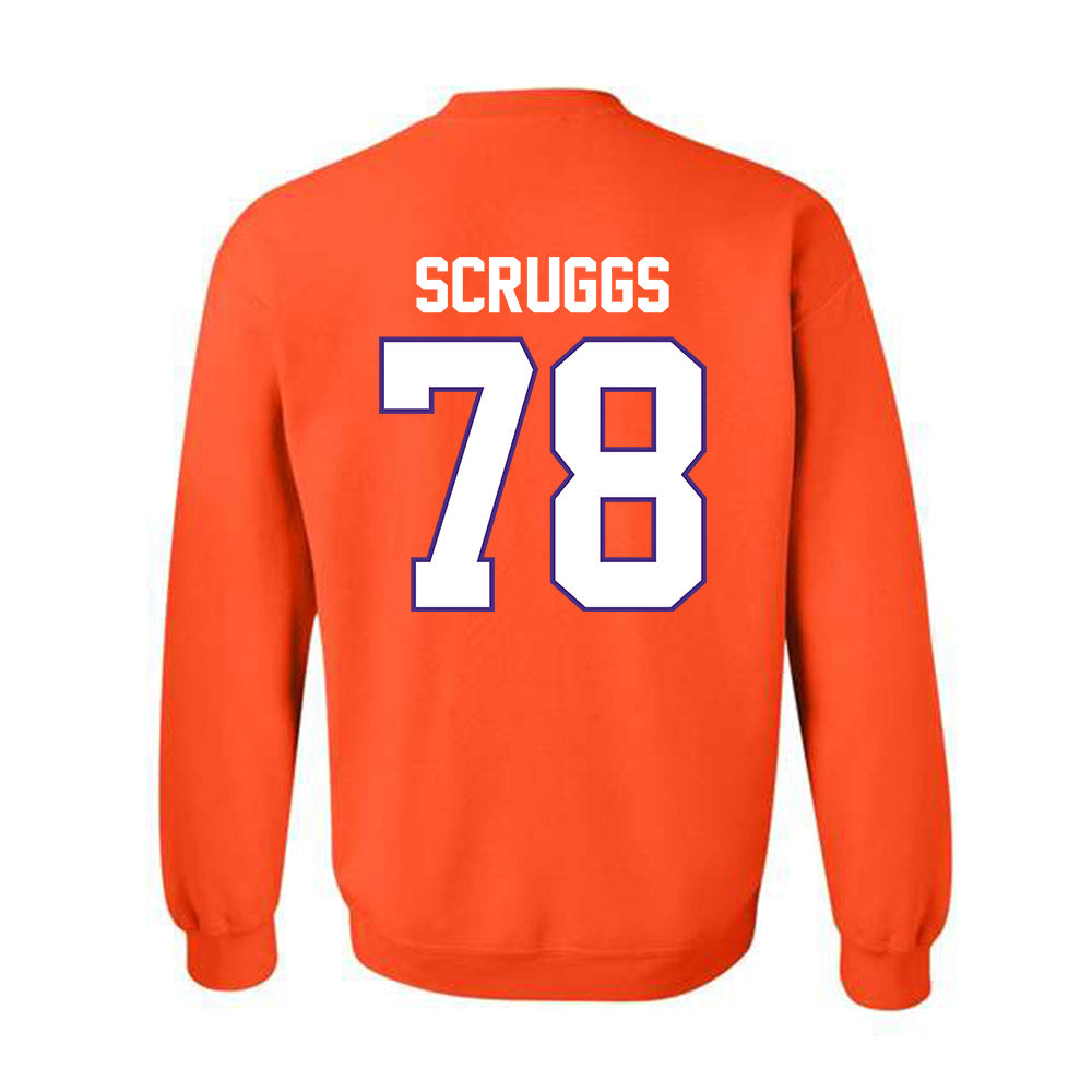 Clemson - NCAA Football : Carter Scruggs - Classic Shersey Crewneck Sweatshirt-1
