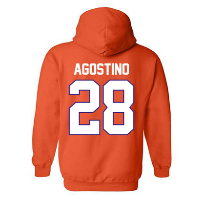 Clemson - NCAA Women's Lacrosse : Summer Agostino - Classic Shersey Hooded Sweatshirt-1