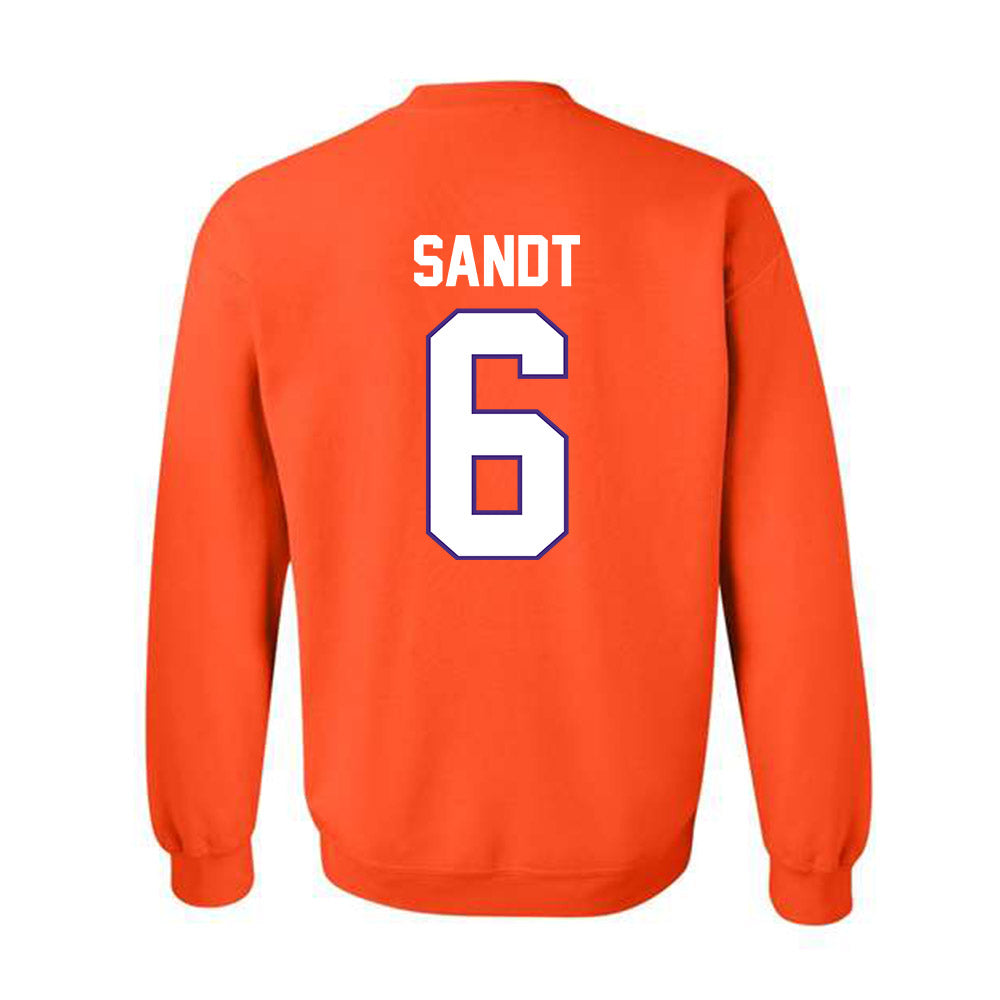 Clemson - NCAA Women's Volleyball : Katherine Sandt - Classic Shersey Crewneck Sweatshirt-1