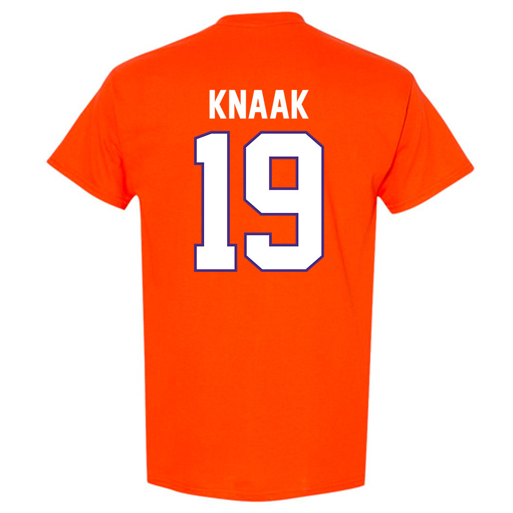 Clemson - NCAA Baseball : Aidan Knaak - Classic Shersey T-Shirt-1
