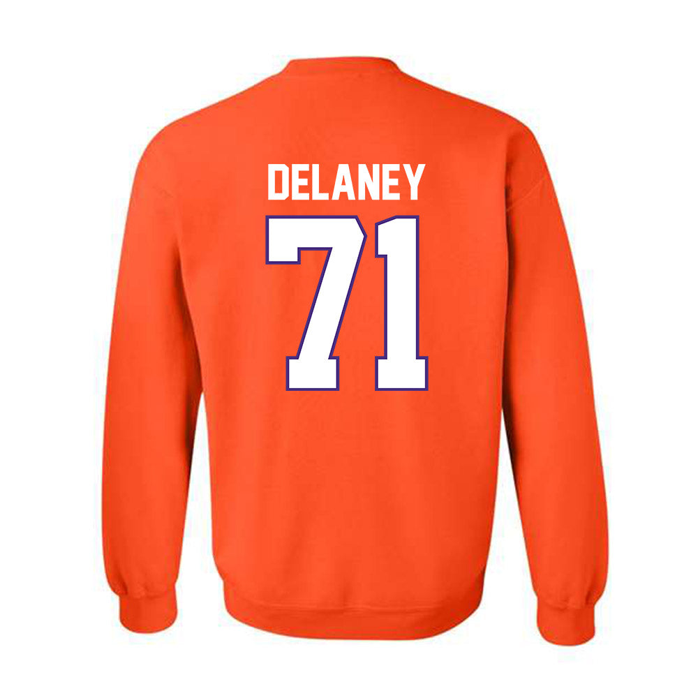 Clemson - NCAA Football : Leo Delaney - Classic Shersey Crewneck Sweatshirt-1