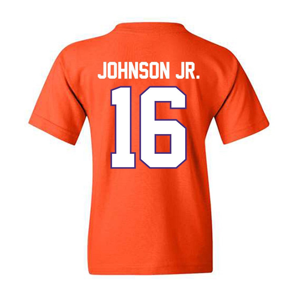 Clemson - NCAA Football : Chris Johnson Jr. - Classic Shersey Youth T-Shirt-1
