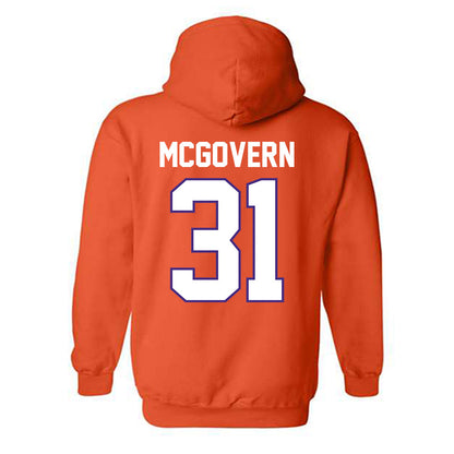 Clemson - NCAA Baseball : Jacob McGovern - Classic Shersey Hooded Sweatshirt-1